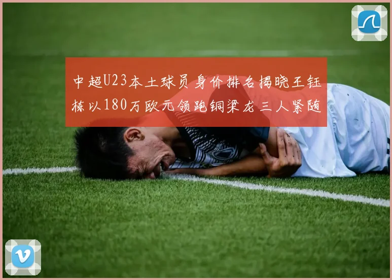 中超U23本土球员身价排名揭晓王钰栋以180万欧元领跑铜梁龙三人紧随其后